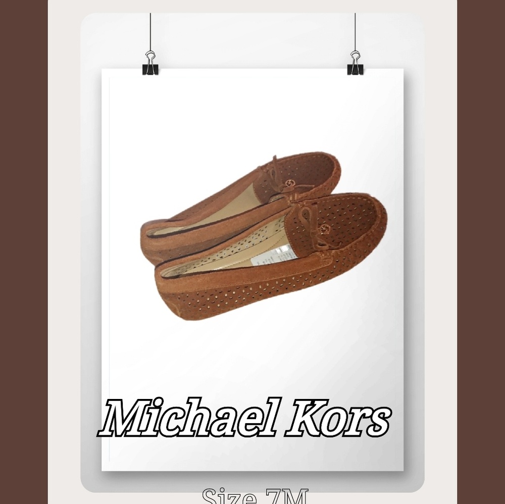 New Michael Kors Olivia shoes Leather Acorn color